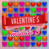 Valentine's Match 3 – Hearts Puzzle